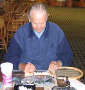 Jack Krame Pro Staff Autographed Racquet