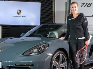 Porsche Brand Ambassador Angelique Kerber Unveils 718 Cayman