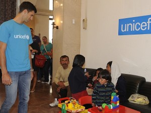 Djokovic Is On The Job For UNICEF