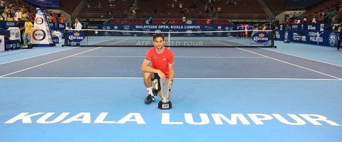 David Ferrer Malaysian Open Trophy Tennis News