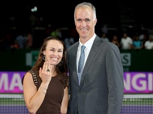 Martina Hingis Presented With Hall of Fame Ring